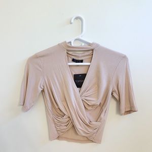 Dusty Pink Crop Top